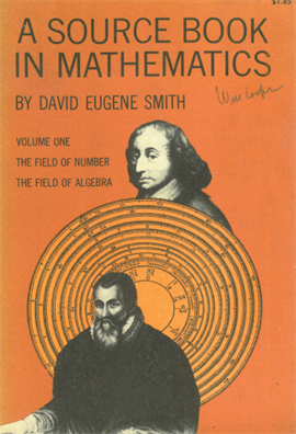 A Source Book in Mathematics